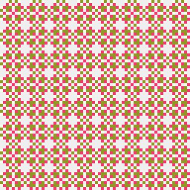 Soyut çapraz desenli üretken hesaplama sanatı çizimi