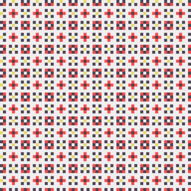 Soyut çapraz desenli üretken hesaplama sanatı çizimi