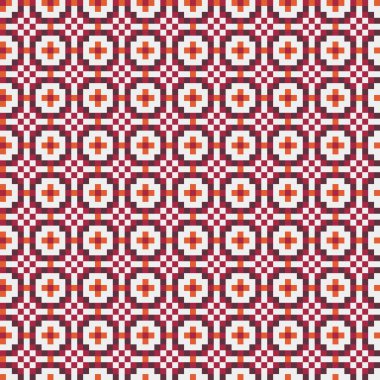 Soyut çapraz desenli üretken hesaplama sanatı çizimi