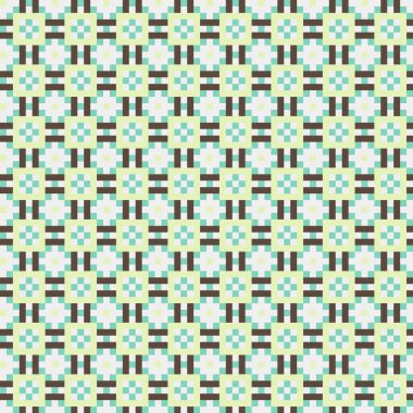 Soyut çapraz desenli üretken hesaplama sanatı çizimi