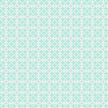 Soyut çapraz desenli üretken hesaplama sanatı çizimi