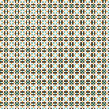 Soyut çapraz desenli üretken hesaplama sanatı çizimi