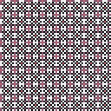 Soyut çapraz desenli üretken hesaplama sanatı çizimi