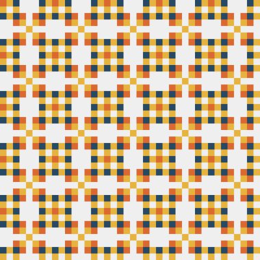 Soyut çapraz desenli üretken hesaplama sanatı çizimi