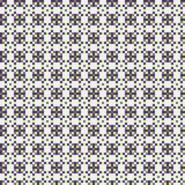 Soyut çapraz desenli üretken hesaplama sanatı çizimi