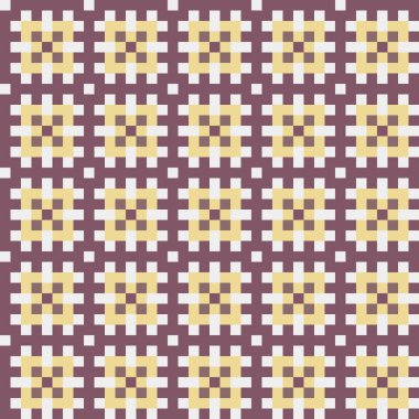 Soyut çapraz desenli üretken hesaplama sanatı çizimi