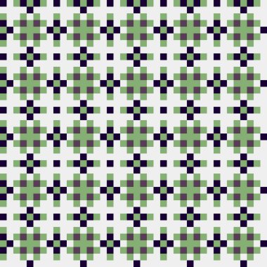 Soyut çapraz desenli üretken hesaplama sanatı çizimi