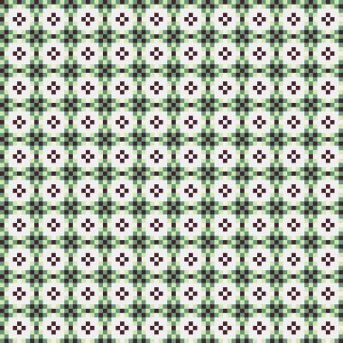 Soyut çapraz desenli üretken hesaplama sanatı çizimi