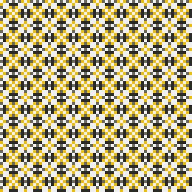 Soyut çapraz desenli üretken hesaplama sanatı çizimi