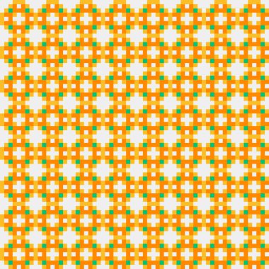 Soyut çapraz desenli üretken hesaplama sanatı çizimi