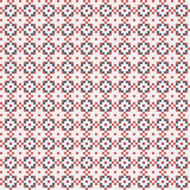 Soyut çapraz desenli üretken hesaplama sanatı çizimi