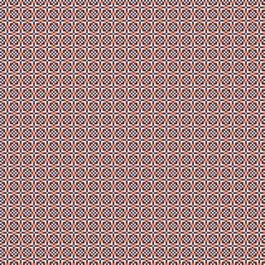 Soyut çapraz desenli üretken hesaplama sanatı çizimi