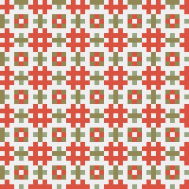 Soyut çapraz desenli üretken hesaplama sanatı çizimi