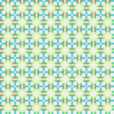 Soyut çapraz desenli üretken hesaplama sanatı çizimi