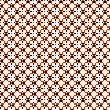 Soyut çapraz desenli üretken hesaplama sanatı çizimi