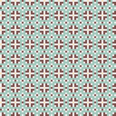 Soyut çapraz desenli üretken hesaplama sanatı çizimi