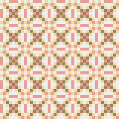 Soyut çapraz desenli üretken hesaplama sanatı çizimi