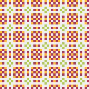 Soyut çapraz desenli üretken hesaplama sanatı çizimi