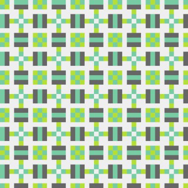 Soyut çapraz desenli üretken hesaplama sanatı çizimi