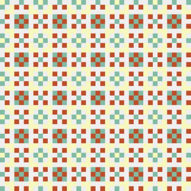 Soyut çapraz desenli üretken hesaplama sanatı çizimi