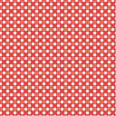 Soyut çapraz desenli üretken hesaplama sanatı çizimi