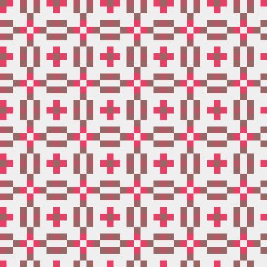 Soyut çapraz desenli üretken hesaplama sanatı çizimi