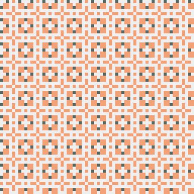 Soyut çapraz desenli üretken hesaplama sanatı çizimi