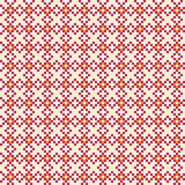 Soyut çapraz desenli üretken hesaplama sanatı çizimi