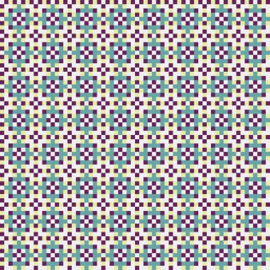 Soyut çapraz desenli üretken hesaplama sanatı çizimi