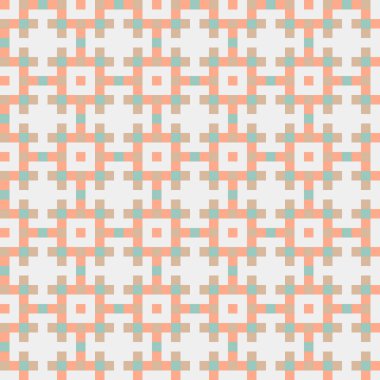 Soyut çapraz desenli üretken hesaplama sanatı çizimi