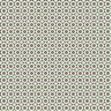 Soyut çapraz desenli üretken hesaplama sanatı çizimi