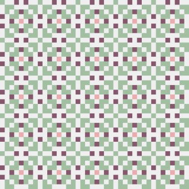 Soyut çapraz desenli üretken hesaplama sanatı çizimi