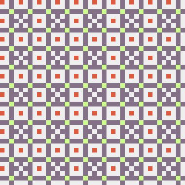 Soyut çapraz desenli üretken hesaplama sanatı çizimi