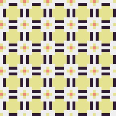 Soyut çapraz desenli üretken hesaplama sanatı çizimi