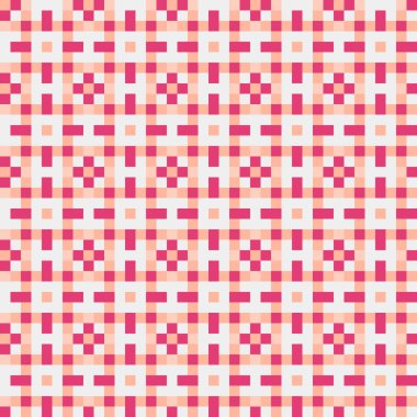 Soyut çapraz desenli üretken hesaplama sanatı çizimi