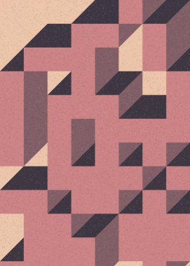 Edward Zajecs 2. Cubo 'nun 1971' deki uygulaması. Esasen 8 taştan oluşan bir Truchet fayans seti ve yerleştirme sanatı illüstrasyonu için kurallar 