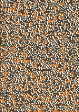 Edward Zajecs 2. Cubo 'nun 1971' deki uygulaması. Esasen 8 taştan oluşan bir Truchet fayans seti ve yerleştirme sanatı illüstrasyonu için kurallar 