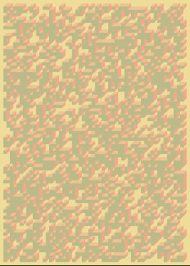 Edward Zajecs 2. Cubo 'nun 1971' deki uygulaması. Esasen 8 taştan oluşan bir Truchet fayans seti ve yerleştirme sanatı illüstrasyonu için kurallar  