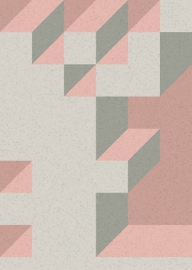 Edward Zajecs 2. Cubo 'nun 1971' deki uygulaması. Esasen 8 taştan oluşan bir Truchet fayans seti ve yerleştirme sanatı illüstrasyonu için kurallar 