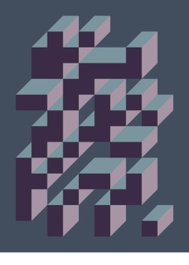 Edward Zajecs 2. Cubo 'nun 1971' deki uygulaması. Esasen 8 taştan oluşan bir Truchet fayans seti ve yerleştirme sanatı illüstrasyonu için kurallar  