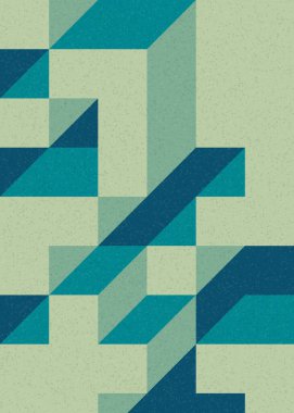 Edward Zajecs 2. Cubo 'nun 1971' deki uygulaması. Esasen 8 taştan oluşan bir Truchet fayans seti ve yerleştirme sanatı illüstrasyonu için kurallar  