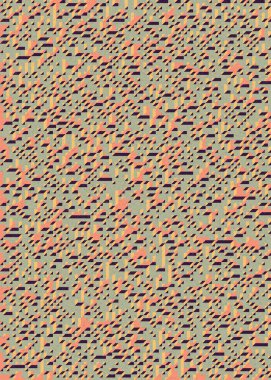 Edward Zajecs 2. Cubo 'nun 1971' deki uygulaması. Esasen 8 taştan oluşan bir Truchet fayans seti ve yerleştirme sanatı illüstrasyonu için kurallar 