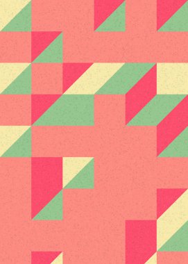 Edward Zajecs 2. Cubo 'nun 1971' deki uygulaması. Esasen 8 taştan oluşan bir Truchet fayans seti ve yerleştirme sanatı illüstrasyonu için kurallar 