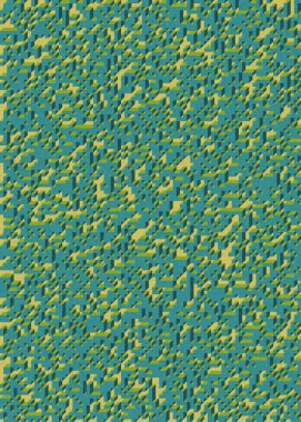 Edward Zajecs 2. Cubo 'nun 1971' deki uygulaması. Esasen 8 taştan oluşan bir Truchet fayans seti ve yerleştirme sanatı illüstrasyonu için kurallar 