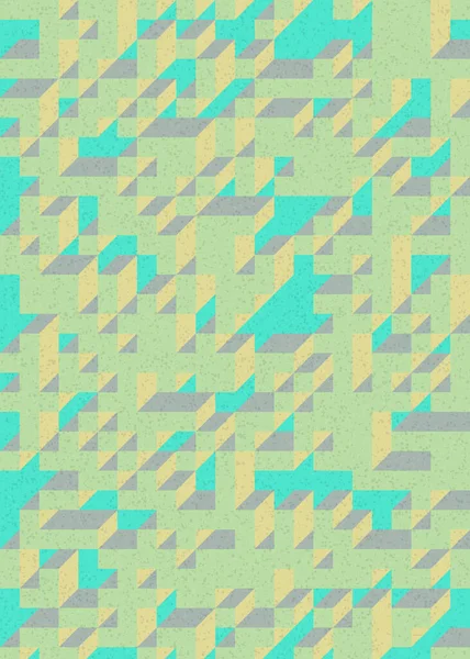 Edward Zajecs 2. Cubo 'nun 1971' deki uygulaması. Esasen 8 taştan oluşan bir Truchet fayans seti ve yerleştirme sanatı illüstrasyonu için kurallar 