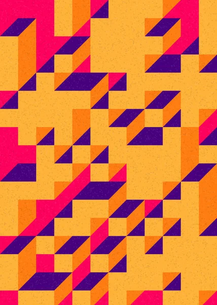 Edward Zajecs 2. Cubo 'nun 1971' deki uygulaması. Esasen 8 taştan oluşan bir Truchet fayans seti ve yerleştirme sanatı illüstrasyonu için kurallar 