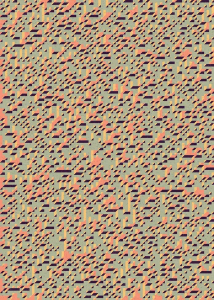 Edward Zajecs 2. Cubo 'nun 1971' deki uygulaması. Esasen 8 taştan oluşan bir Truchet fayans seti ve yerleştirme sanatı illüstrasyonu için kurallar 