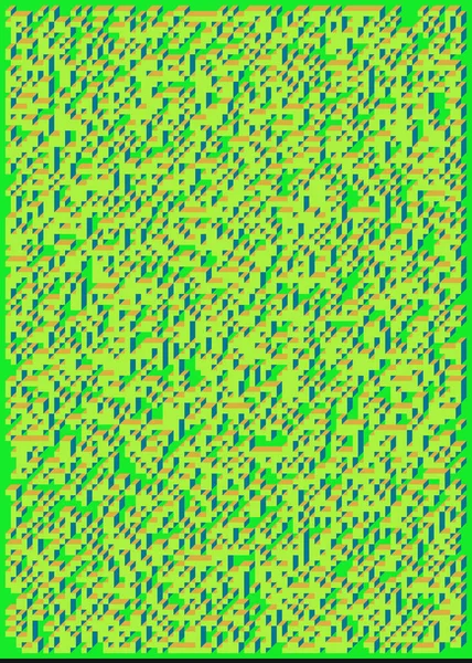 Edward Zajecs 2. Cubo 'nun 1971' deki uygulaması. Esasen 8 taştan oluşan bir Truchet fayans seti ve yerleştirme sanatı illüstrasyonu için kurallar  