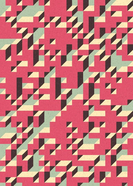 Edward Zajecs 2. Cubo 'nun 1971' deki uygulaması. Esasen 8 taştan oluşan bir Truchet fayans seti ve yerleştirme sanatı illüstrasyonu için kurallar 