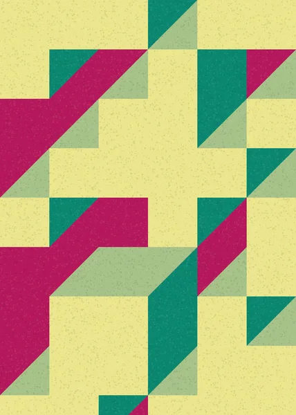 Edward Zajecs 2. Cubo 'nun 1971' deki uygulaması. Esasen 8 taştan oluşan bir Truchet fayans seti ve yerleştirme sanatı illüstrasyonu için kurallar 